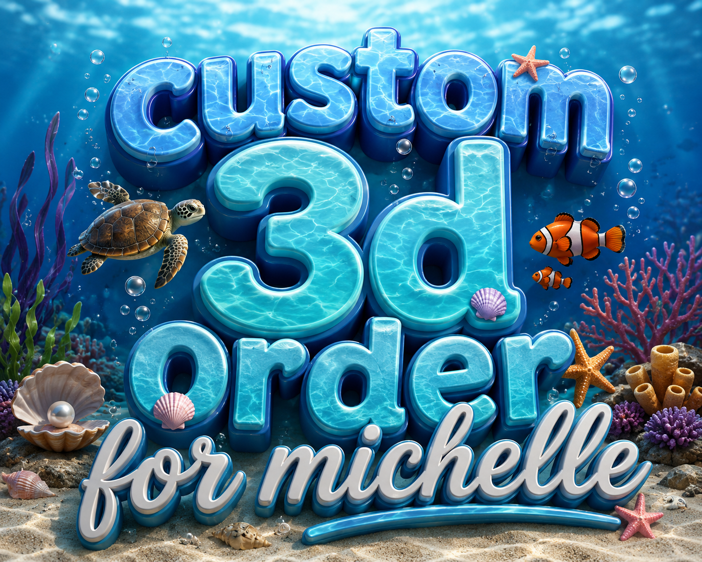 Custom order for Michelle
