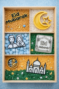 Eid Mubarak Sensory Filling Tray Set – Ramadan & Islamic EYFS Tuff Tray Resource