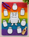Emotion Monster Colour Sorting Tray & Jar Set | Educational Sensory Play Resource | Colour Matching & Fine Motor Activity