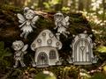 Fairy Small World Educational Play Set | Fairies, Toadstool House &amp; Fairy Door Learning Resource