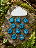 Cloud Counting Exploration Tray STL Files – Weather-Themed Early Maths 3D Print Bundle