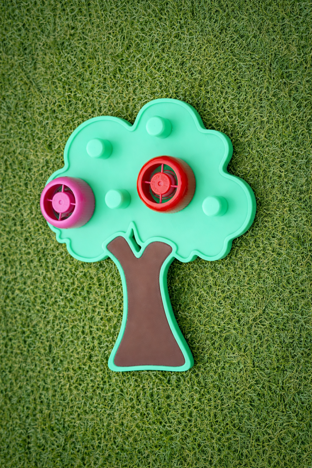Twist Tree Fine Motor Toy | Screw Cap EYFS Motor Skills Activity (Caps Not Included)