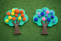 Pompom Tree Fine Motor Activity Board – Colour Sorting Sensory Play for EYFS